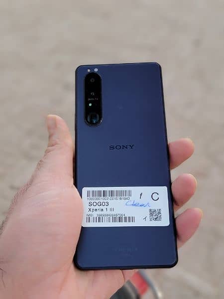 Sony Xperia 1 Mark 3 12/256gb single sim official PTA Approved 1
