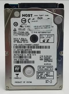 HARD DRIVE FOR LAPTOP{0/3/3/2/7/9/4/4/0/4/6 or 03159201064}