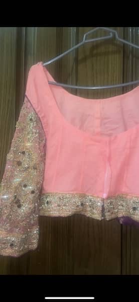 small size blouse with gown shadi dress 4