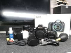 canon 6d camera with box, 50mm, 28/80 lenses & all accessories