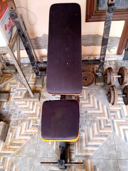 Bench press, Dumbbells, Weight Plates, Weight Rods 13