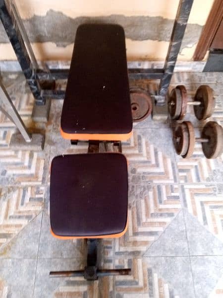 Bench press, Dumbbells, Weight Plates, Weight Rods 17