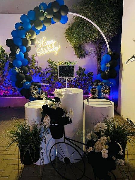 birthday Decoration | balloon garland | Event Decor | Panaflex print 4