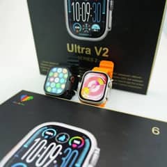 New Fashion (Ultra V2) 4 Straps 2.1'' Large Screen Smart Watch, pleas