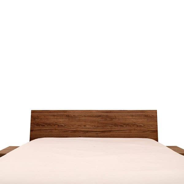 low height wooden king size bed 4