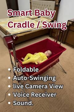 Auto/electric/baby Electric Swing/Cradle /Auto-Swing, Live Camera View 0