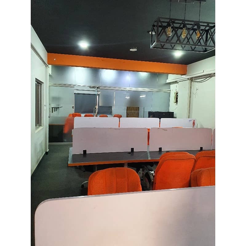 48 PERSON SETTING VIP FULL FURNISHED OFFICE FOR RENT 24& 7 TIME 6