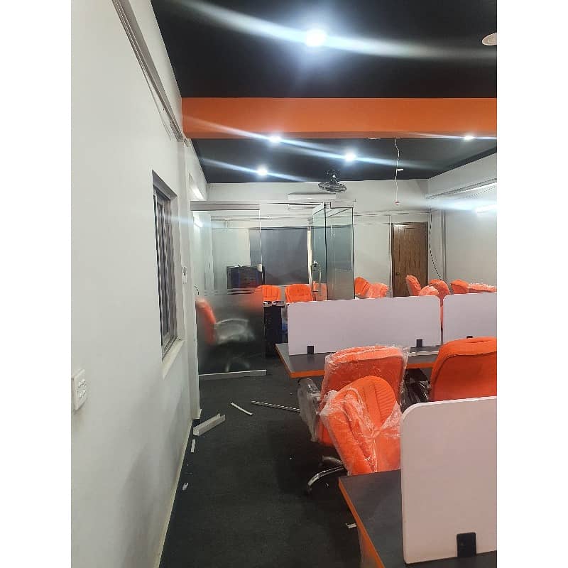 48 PERSON SETTING VIP FULL FURNISHED OFFICE FOR RENT 24& 7 TIME 15