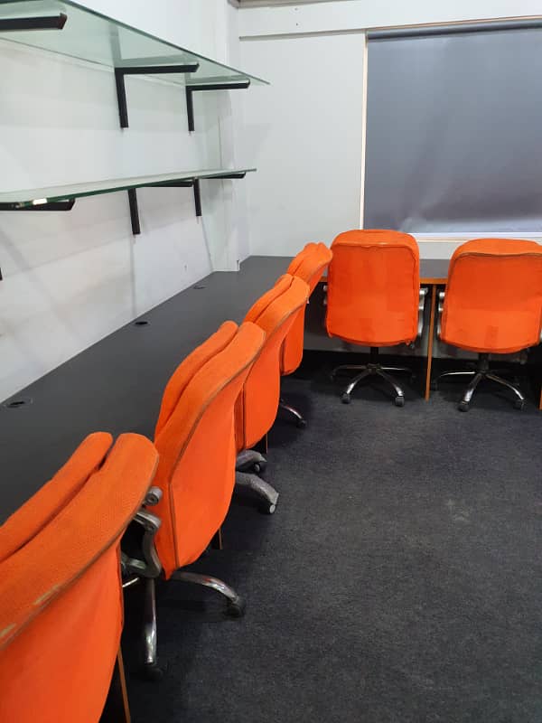 Phase 6 Vip Full Furnished Office For Rent 24&7 Time 55 Person Setting Lift Back Up 20