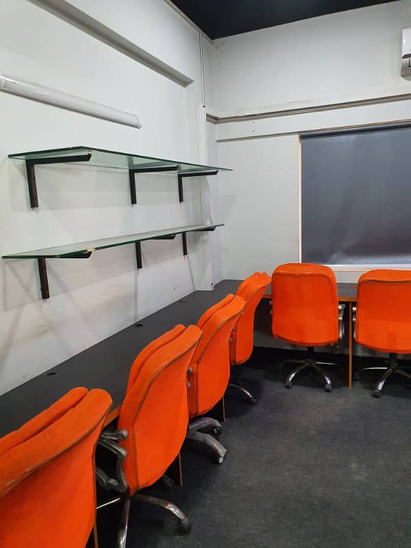 Phase 6 Vip Full Furnished Office For Rent 24&7 Time 55 Person Setting Lift Back Up 23