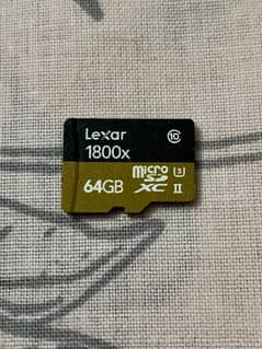 Lexar High-Speed Micro SD Card 1800x - 64GB