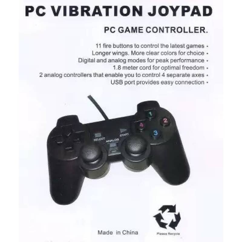 UCOM-704 PC Dual Shock Gaming Joystick Controller Game Pad For PC 5