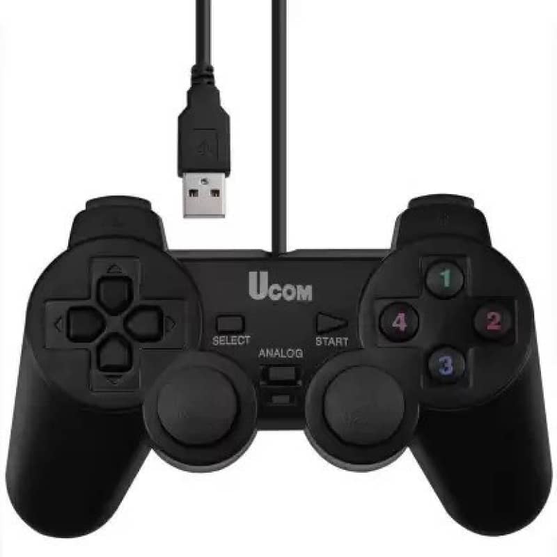 UCOM-704 PC Dual Shock Gaming Joystick Controller Game Pad For PC 6