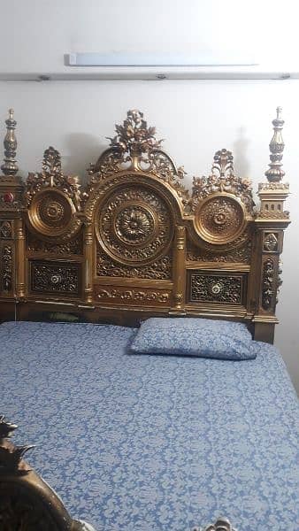 Pure Wood Bed Set 1