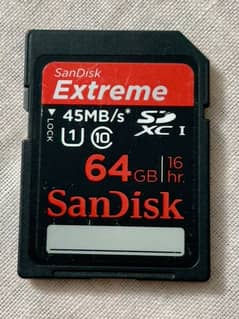 SanDisk Extreme 4K SD Card