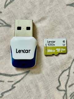 Lexar Micro SD Card 256 GB - up to 8K 0