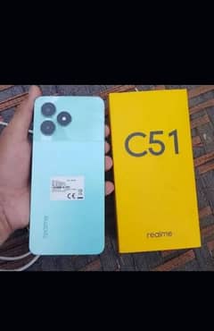 Realme C51  4/64 , ,With box and charger