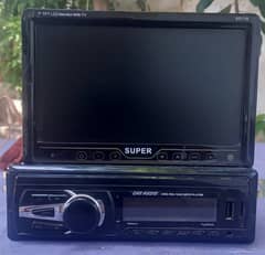 Car audio tape with 7 inch lcd for sale