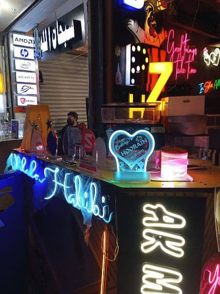 neon sign Size 18"X8 6