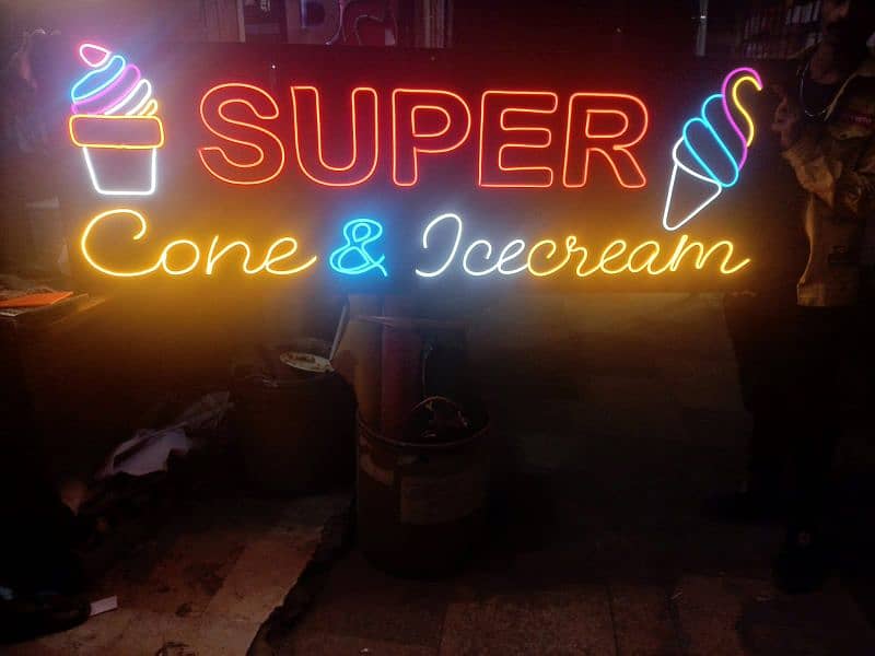 neon sign Size 18"X8 13
