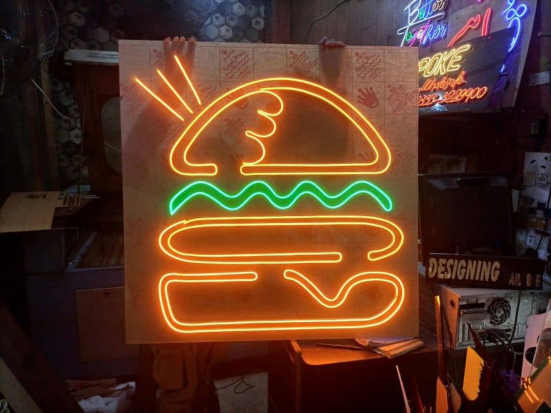 neon sign Size 18"X8 14