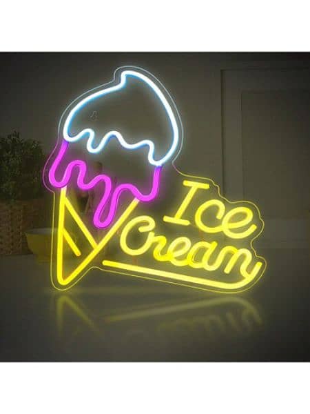 neon sign Size 18"X8 17