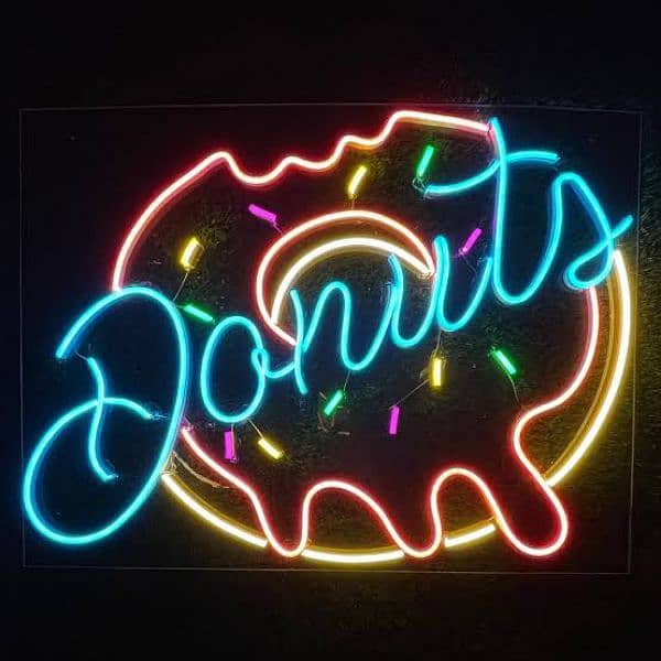 neon sign Size 18"X8 19