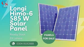 LONGI Himo 6 585 watt Solar Panels for sale (BEST PRICE)