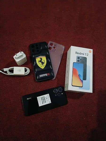 Redmi 12 brand new only 10 days used 8Ram &256 memory 10 by 10 6