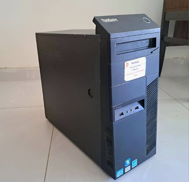 i7 ThinkCentre Tower + 21" Monitor Bundle - Computer For Sale 2