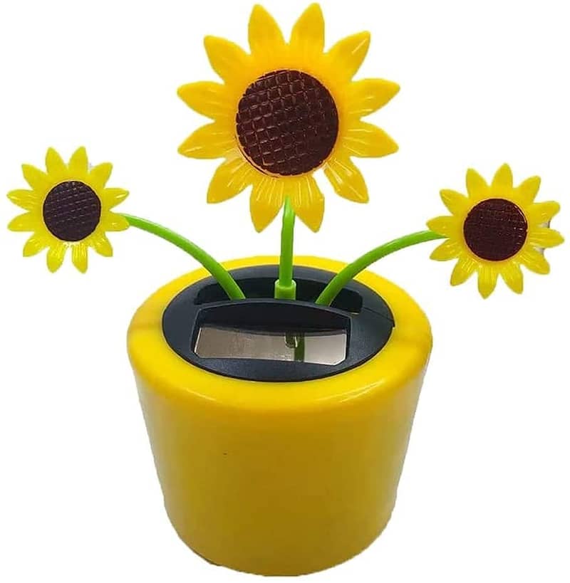 Car Decoration Solar Power Dancing Flower Vehicles / Cars Accessories 0
