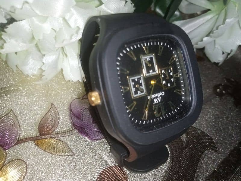 New Beautiful Black AW Collection Hand Watch 1