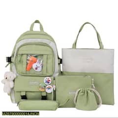 Backpack 5Pcs For Girls 0