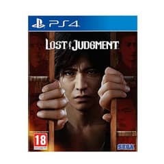 Lost Judgment PS4 Game Disk Used CDs Judgement