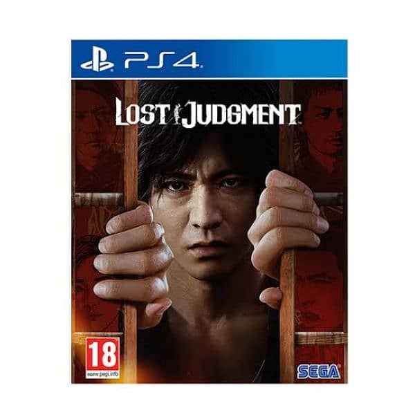 far cry 6 & Lost Judgment PS4 Game Disk Used CDs Judgement 1