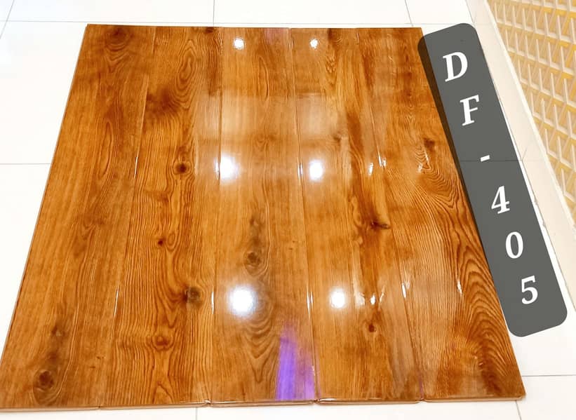 wooden floor vinyl wooden carpet tiles - best quality and cheap rate 3