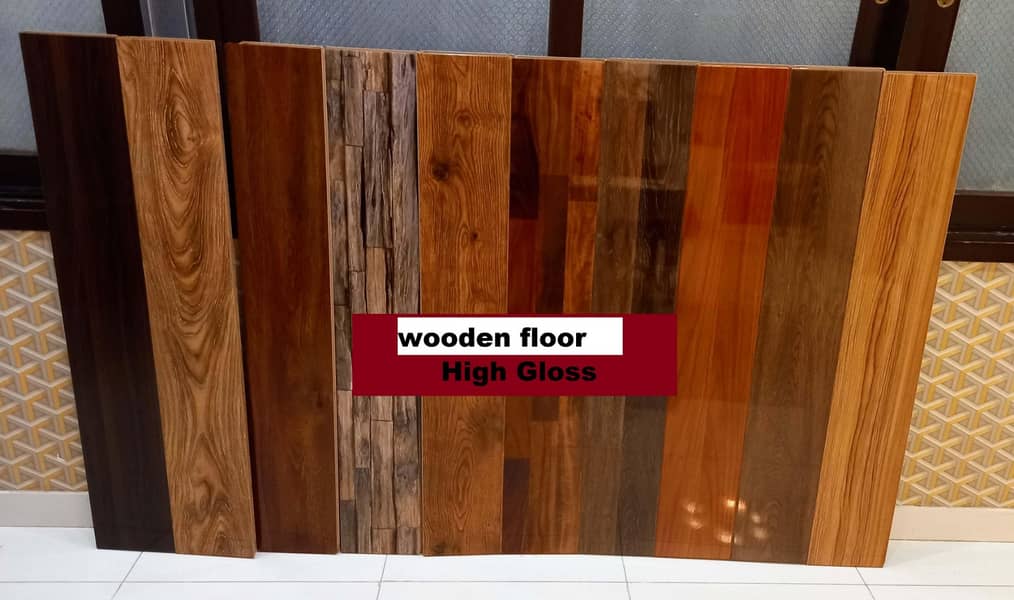 wooden floor vinyl wooden carpet tiles - best quality and cheap rate 5