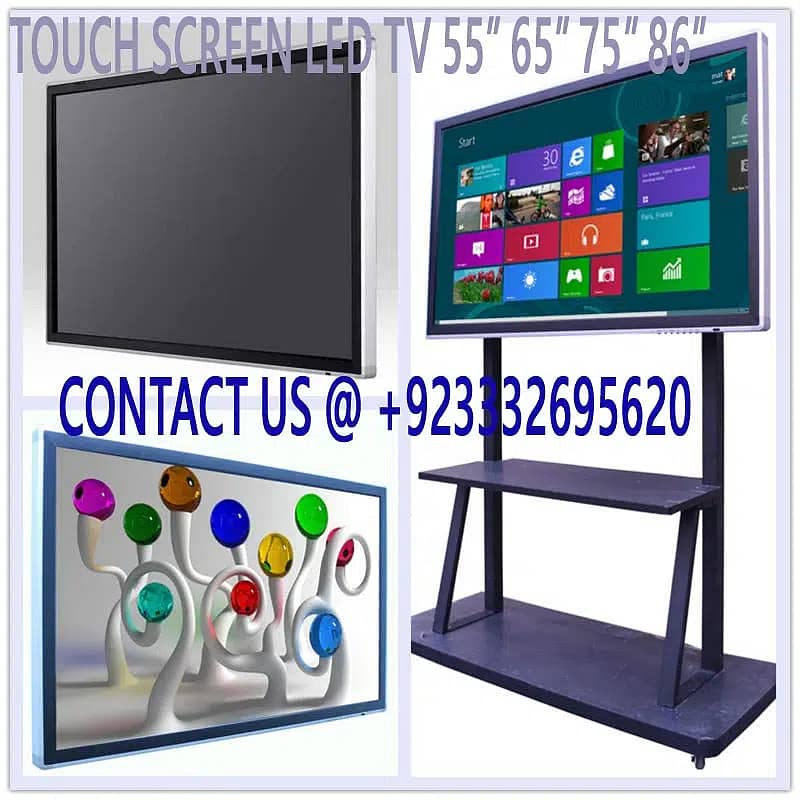 Interactive Touch LED Screen LG Brand LED TV 55" 65" 75" 100" Inches 1
