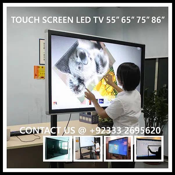 Interactive Touch LED Screen LG Brand LED TV 55" 65" 75" 100" Inches 4