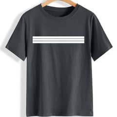 1Pc cotton printed unisex T-shirt Black