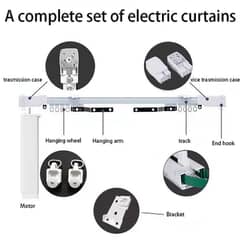 Smart Eectric curtain Blinds motor compatible with alexa n google