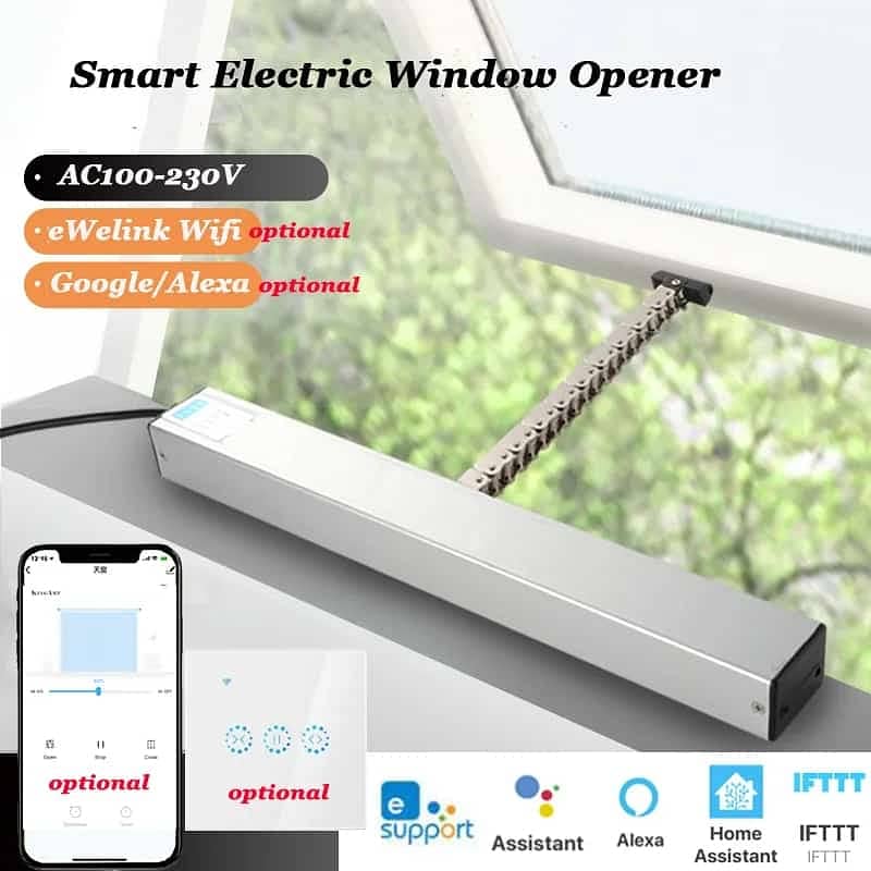 Smart Eectric curtain Blinds motor compatible with alexa n google 17