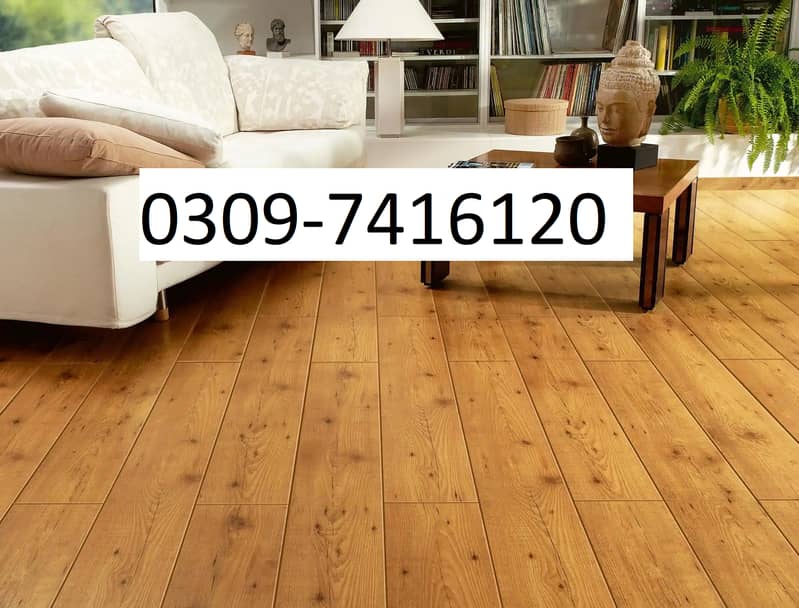 PVC Tiles | Wooden floor | Laminated wood floor for Homes and Offices 7