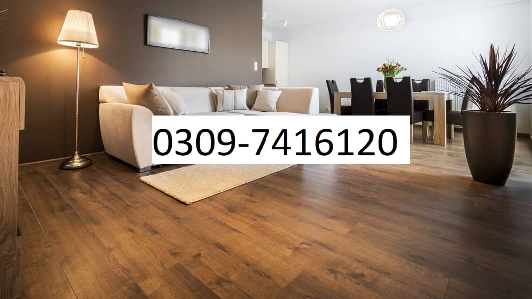 PVC Tiles | Wooden floor | Laminated wood floor for Homes and Offices 9
