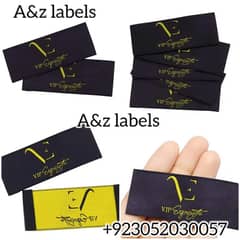 Woven labels Woven tag hang tag butter paper stickers pvc bag plastic