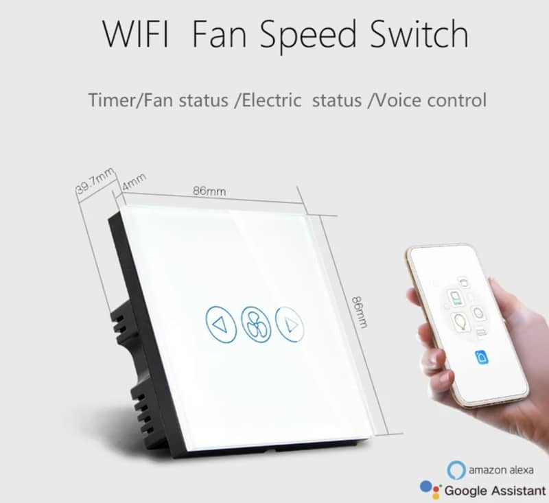 Smart Wifi Touch Gang Switchboards Compatible with alexa and google ho 14