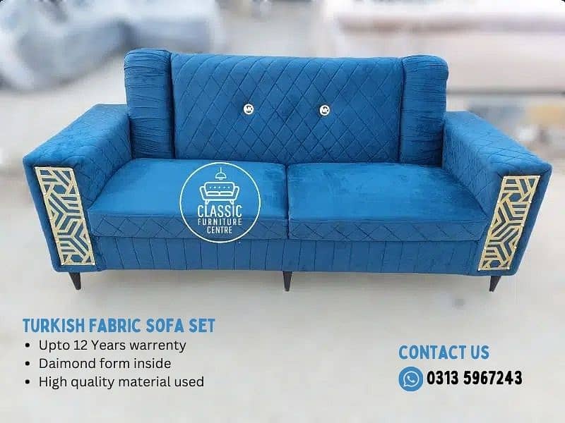 Modern Five Seater Sofa | Six Seater Modern Turkish style sofa set 3
