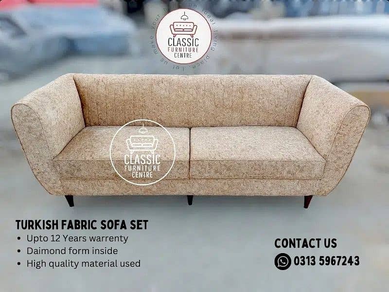 Modern Five Seater Sofa | Six Seater Modern Turkish style sofa set 4