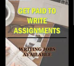 assignment writing job available