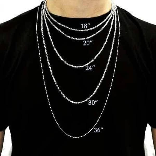 *Silver Chain (925)/ Italian Silver/Stylish Chain * 2